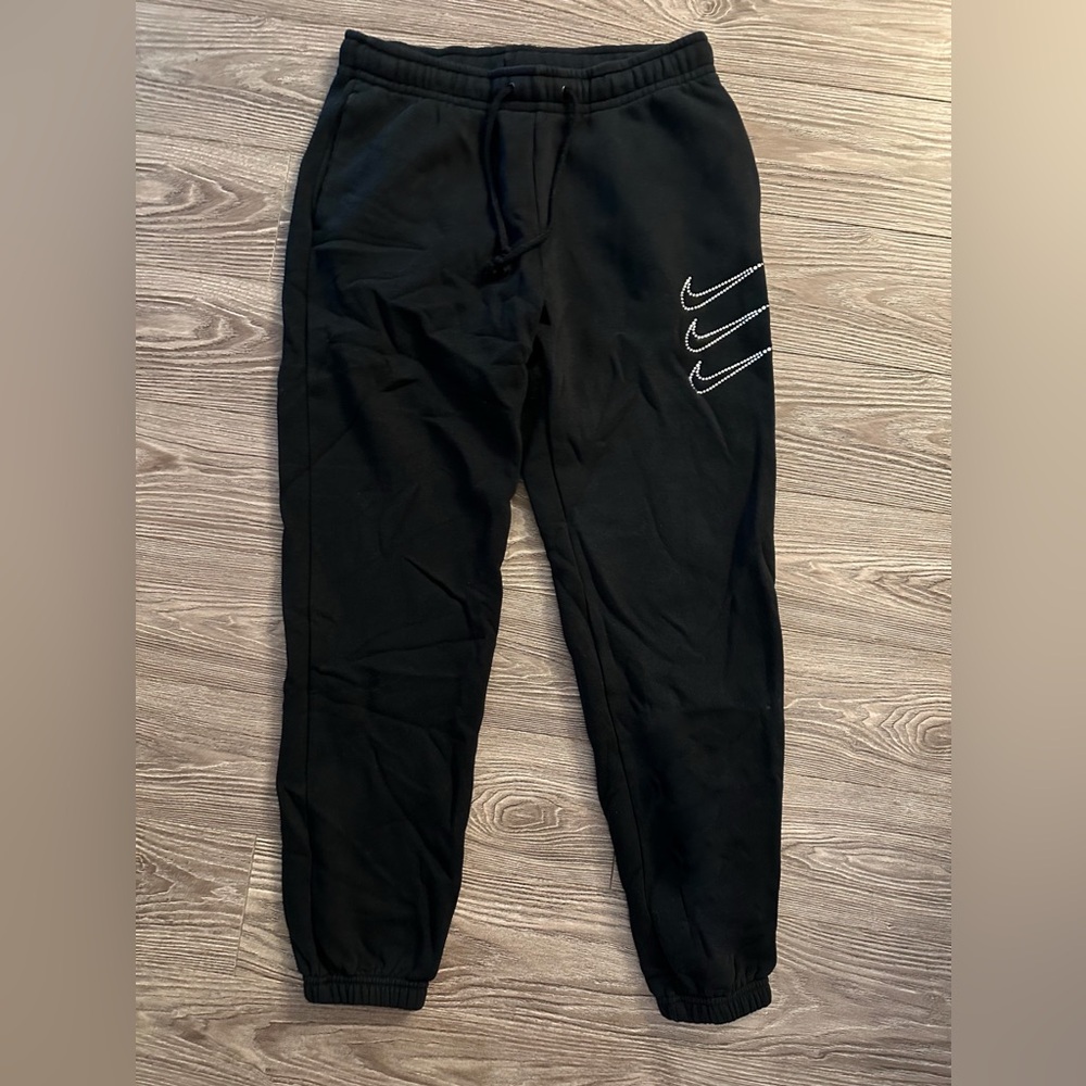 Nike Joggers with rhinestones